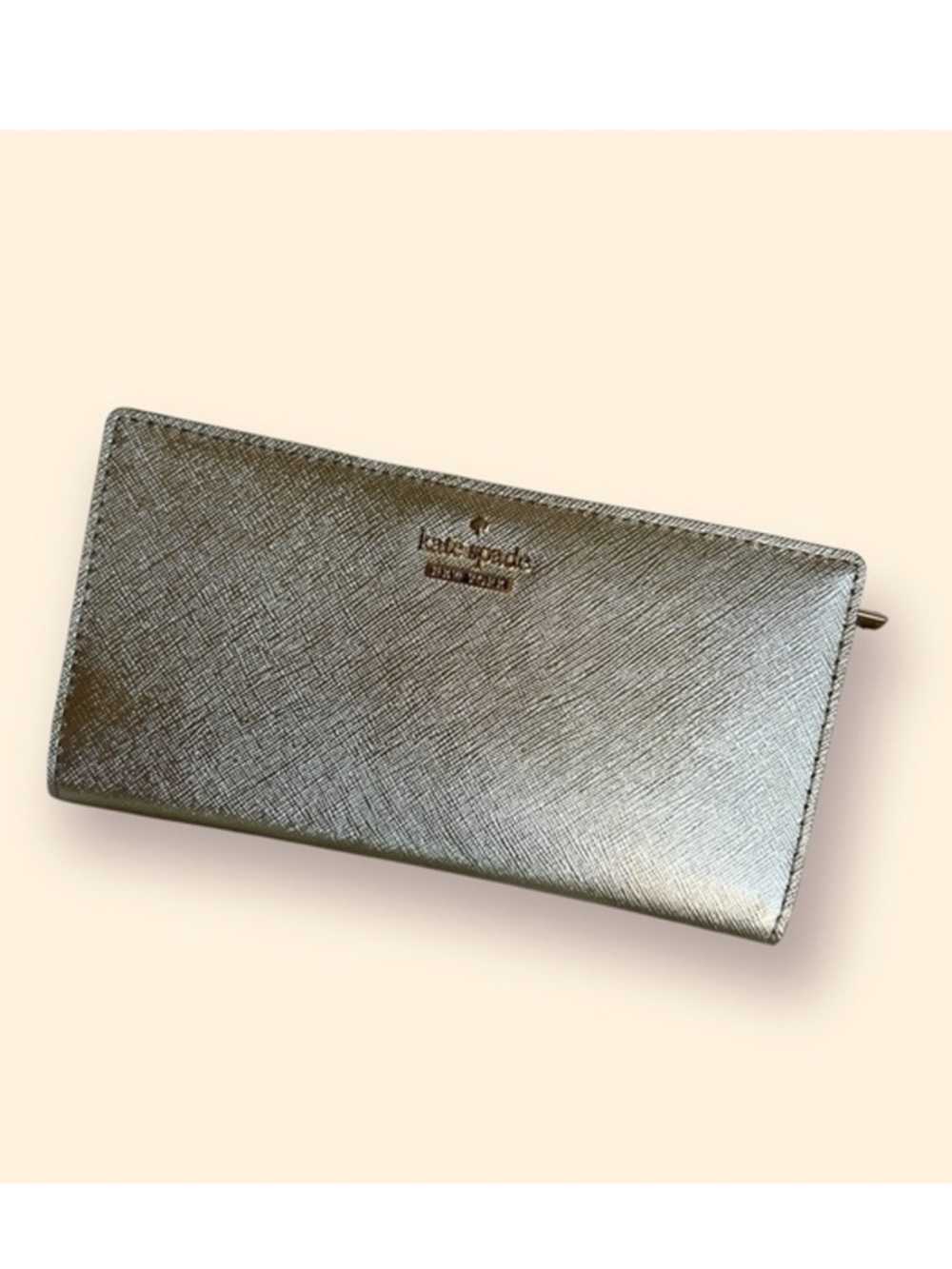 Kate Spade Gold Long Wallet